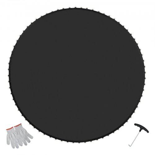 VEVOR Ersatz-Trampolinmatte Sprungmatte passend für 457 cm Rahmen, universelle Sprungmatte verstärkte UV-beständige Matte mit Federwerkzeug und la