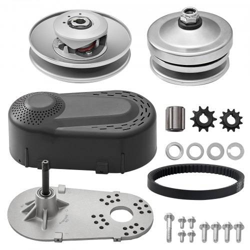 VEVOR Antriebskupplung 2-8 PS Motor 2000 U/min hochfeste Antriebskupplung mit asymmetrisch gestalteten Rädern und robustem Gummiriemen, Kupplung mit