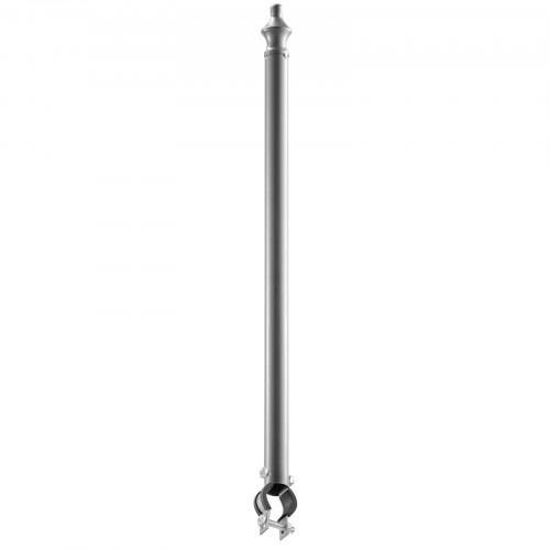 VEVOR _bersteigschutz Zaunerhöhung, 18er-Pack, 695 mm Stacheldrahtabweiser für 3,3-3,8 mm Zaunoberseite, Ω-Halterung, Stacheldrahthalter zum Schutz