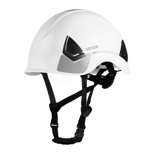 VEVOR Schutzhelm ANSI/ISEA Z89.1-zugelassener ABS-Sicherheitshelm mit 6-Punkt-Ratschenaufhängung, verstellbarer Industriehelm belüfteter Bauhelm Arb