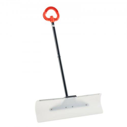 VEVOR Schneeschaufel, 76 cm Schneeschieber mit ergonomischem Griff, Klinge aus HDPE-Kunststoff, Schneeräumer, Schneepflug, tragbares Schneeräumwerkz