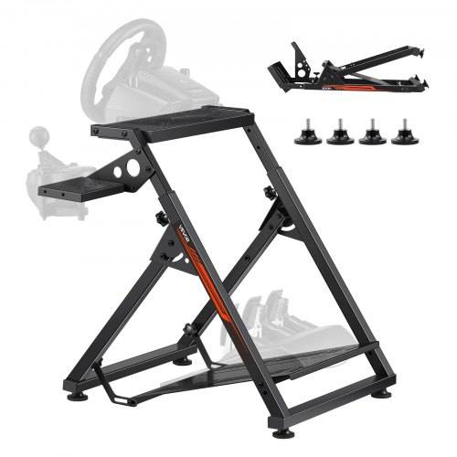 VEVOR Lenkradständer, verstellbarer & faltbarer Simulatorständer für G923 G920 G29 G27, Thrustmaster T300RS TX F458 T500RS T3PA-PRO (F1/GT) Gaming-