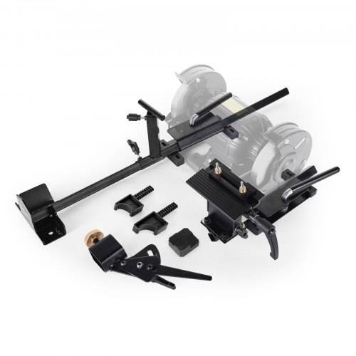 VEVOR Multi-Schleifvorrichtung für 152,4 mm und 203,2 mm Doppelschleifer, Zubehörteile mit Plattform, Gehrungsführung, Werkzeugauflage, Einstellblo