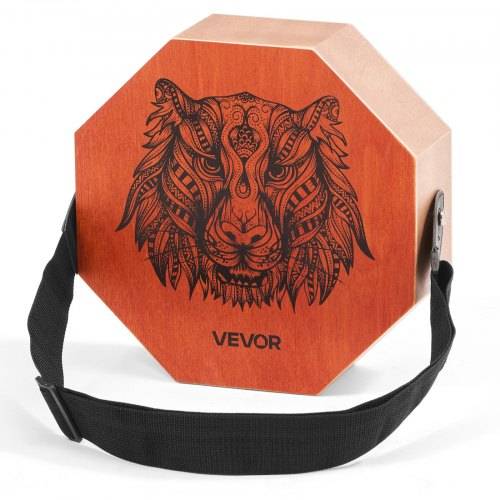 VEVOR Cajon Instrument mit internen Gitarrensaiten & Basston, tragbare Percussion-Box aus Holz, Trommel-Musikinstrument aus Birkenholz mit
