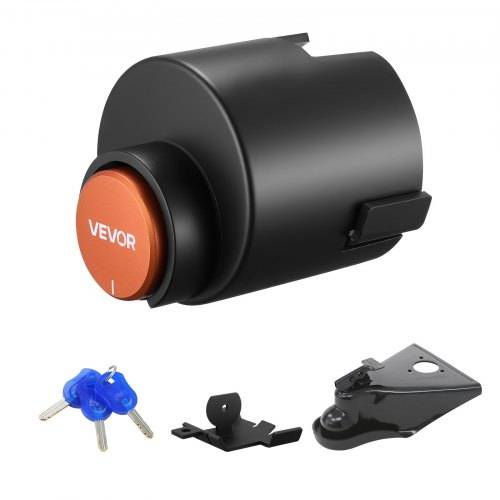VEVOR Anhängerschloss, Φ142 x 175 mm, kompatibel mit 58,7-mm-Kupplungen, Diebstahlsicherung mit 3 Schlüsseln, korrosionsbeständig, Hochsicherheits