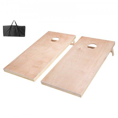 VEVOR Cornhole Spiel Set (1255 x 600 x 302 mm) Cornhole-Spielbretter, tragbares Wurfbrett aus Massivholz, Cornhole-Spiel für Erwachsene, inkl