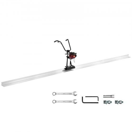 VEVOR Elektrischer Betonverteiler aus Aluminium, 3,36m, Werkzeug zum Nivellieren und Fertigstellen von Betonestrichen, 4-Takt-Vibrationsmotor