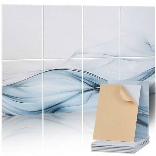 VEVOR 8er-Pack Akustikpaneele, 1200x800x10mm, Akustik Wandpaneele, selbstklebende, schalldämpfende & absorbierende Platten für Zuhause, Büro, Studi