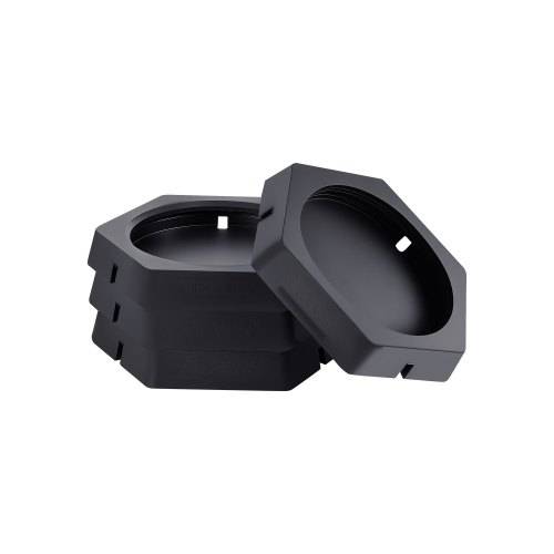 VEVOR 4 Stk. Nivellierpads für Wohnmobile Anhänger-Wagenheberpads aus Gummi 2300 kg belastbar (pro Pad) Wagenheber-Stabilisierungspad mit gro_er Obe