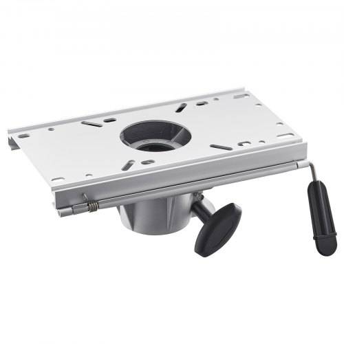 VEVOR Bootssitzsockel Vorwärts- und Rückwärtsschiebeeinstellung, Bootsstuhlbasis aus Aluminiumlegierung mit Schieber, 127 mm Schiebeweg, wasserdich