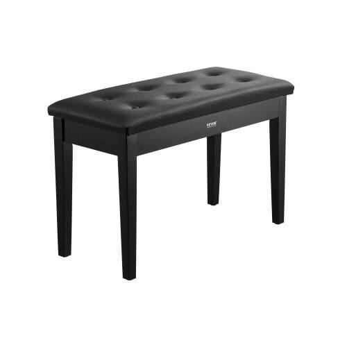 VEVOR Klavierhocker 750 x 355 x 490 mm, Klavierbank, Klavierstuhl mit hochdichter Polsterung, Ablagefach für Notenbücher, hölzerner Pianobank, Hock