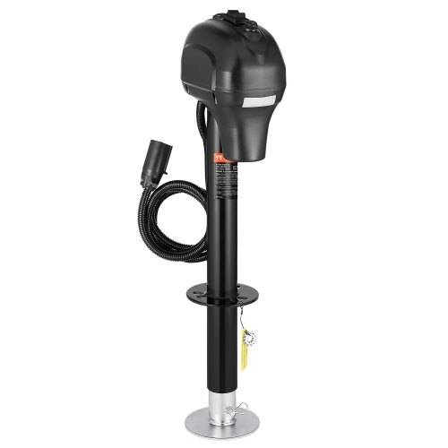 VEVOR Elektrischer Anhängerheber, 1588 kg, Hochleistungs-Anhängerstütze mit 7-poligem Stecker, manueller Kurbel & Wagenheberabdeckung, 240-815 mm