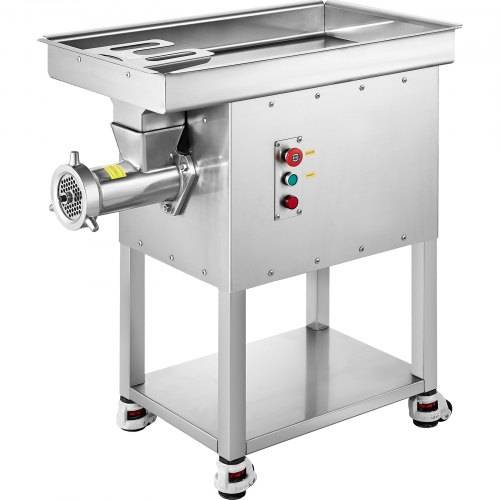 VEVOR kommerzieller Fleischwolf 9,98 kg/min elektrischer Fleischwolf 2200 W mit Klingen & Mahlplatten, Wurstmaschine, gewerblicher Fleischwolf aus