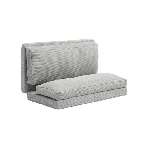 VEVOR 3 in 1 Klappsofa faltbares Schlafsofa mit 2 Kissen & waschbarem Bezug, umwandelbarer Schlafsessel aus 25D Memory Foam, Couch für Wohnzimmer