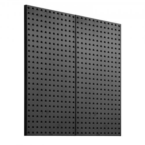 VEVOR Werkzeugwand, 81x40cm, Lochwand 2 Platten, robuster Stahl-Stecktafel-Wand-Organizer, für Wohnzimmer, Garage, Werkzeugaufbewahrung, Werkbank,