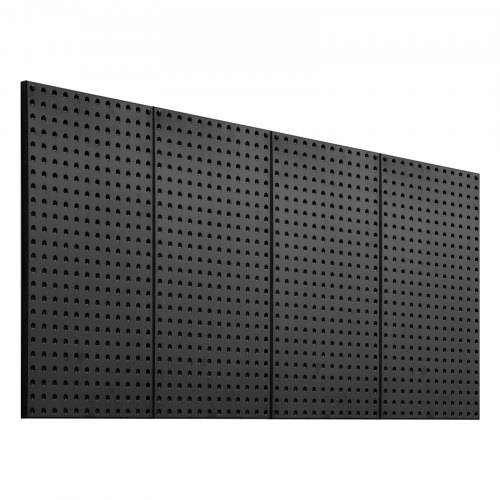 VEVOR Werkzeugwand, 61 x 30 cm, 4er-Set, Stahl-Stecktafel-Wand-Organizer, Werkzeuglochwand für Wohnzimmer, Garage, Werkzeugaufbewahrung, Werkbank,