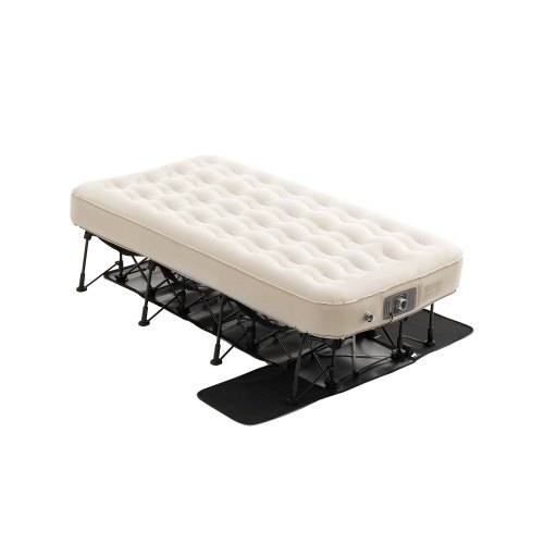 VEVOR Luftmatratze mit Rahmen 1885x1050x580 mm, aufblasbares 1-Personen-Campingbett mit eingebauter Pumpe, tragbare Luftbetten tragen 136 kg