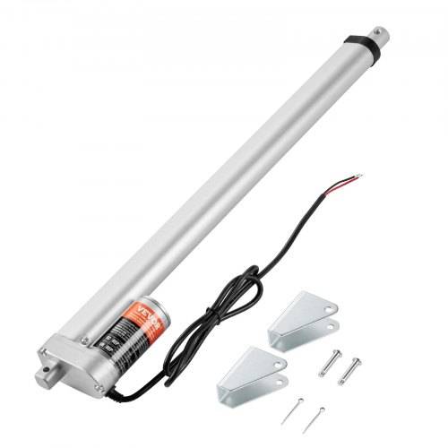 VEVOR 1500N Linear Actuator DC 12V Linearantrieb IP54 Elektrischer Linearmotor 450mm Hublänge Geräuschpegel _60dB Elektrische Türöffner 5mm/s Fahr