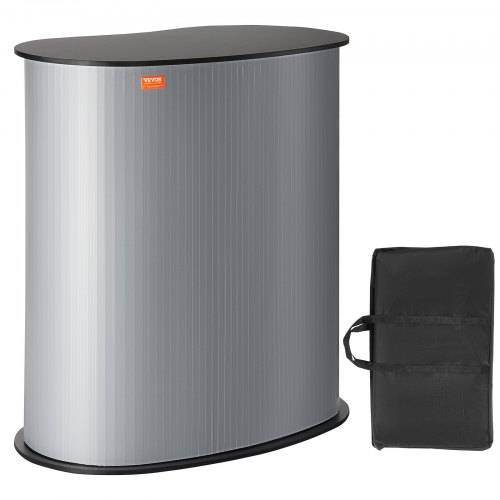 VEVOR Tragbare Messetheke Messetresen, 900 x 490 x 940 mm Messestand Ausstellungs-Thekenständer, Faltbarer Promotion-Einzelhandels-Bartisch