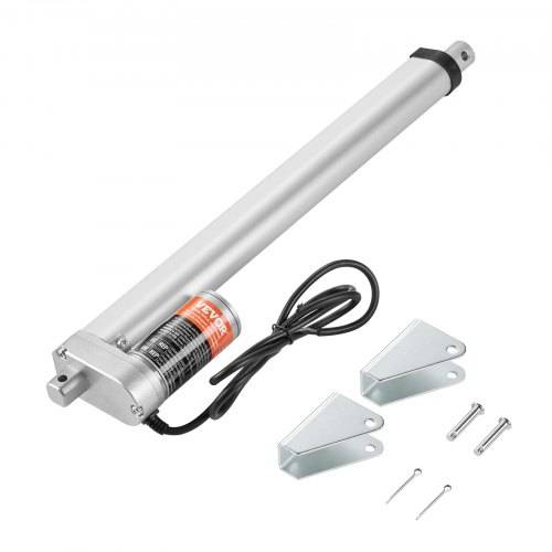 VEVOR 1000N Linear Actuator DC 12V Linearantrieb IP54 Elektrischer Linearmotor 300mm Hublänge Geräuschpegel _50dB Elektrische Türöffner 14mm/s Fah