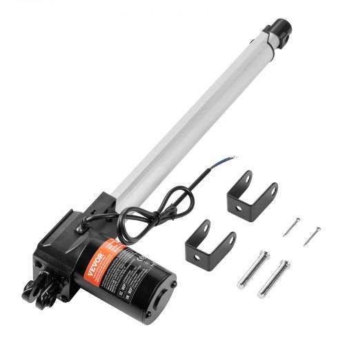 VEVOR 6000N Linear Actuator DC 12V Linearantrieb IP44 Elektrischer Linearmotor 350mm Hublänge Geräuschpegel _50dB Elektrische Türöffner 5mm/s Fahr
