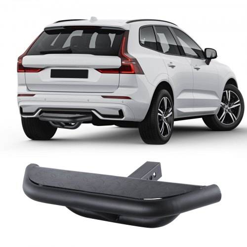 VEVOR Anhängerkupplungsstufe für 50,8 mm gro_e Empfänger, Lkw-Stufe Anhängerkupplung aus Stahl mit 158,7 kg Tragkraft, Kupplungsstufe Heckklappens