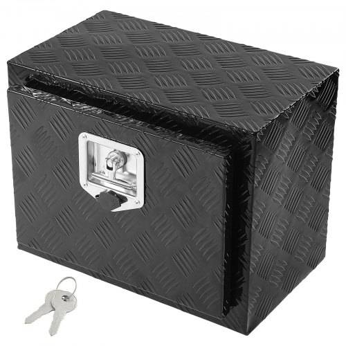 VEVOR Truckbox Werkzeugbox, Unterboden-Anhängerbox, Werkzeugkasten 46 x 32 x 36 cm Pickup-Aufbewahrungsbox, Aluminiumlegierung, 20 kg belastbarer