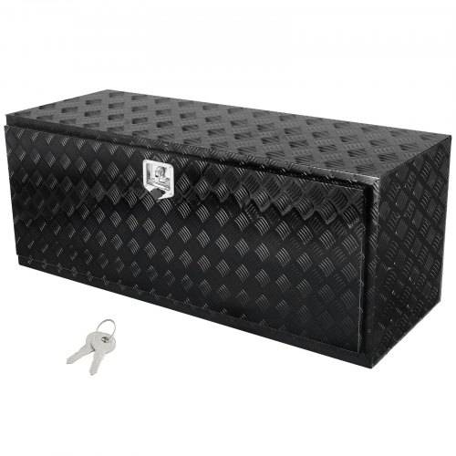 VEVOR Truckbox Werkzeugbox, Unterboden-Anhängerbox, Werkzeugkasten 1524 x 610 x 610 mm Pickup-Aufbewahrungsbox, Aluminiumlegierung, 50 kg