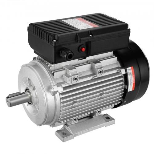 VEVOR 2,2 kW Elektromotor 2800 U/min, Wechselstrom 220_240 V, 13,8 A, 90 l, B3-Rahmen, Luftkompressormotor einphasig, 24 mm Keilwelle