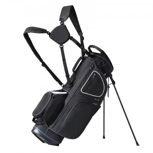 VEVOR Golf-Cart-Tasche mit 14-Wege-Organizer-Unterteilung oben, 35 Zoll, 11 Taschen, Premium-Cart-Tasche mit Ständer, langlebige Golftaschen mit
