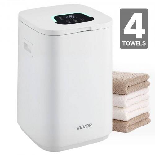 VEVOR Handtuchwärmer Eimer Wärmegerät 20 L mit LED-Anzeige & Einstellung (Timer & Temperatur) & Sicherheitsschloss & 4 Haken, Towel Warmer für Spa