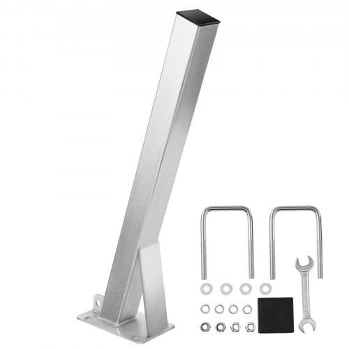 VEVOR Windenstand, Windenbock für Bootsanhänger, Bootswindenhalterung mit U-Bolzen für 76x76-101 mm Anhängerkupplung verzinkt, passend für Jetski