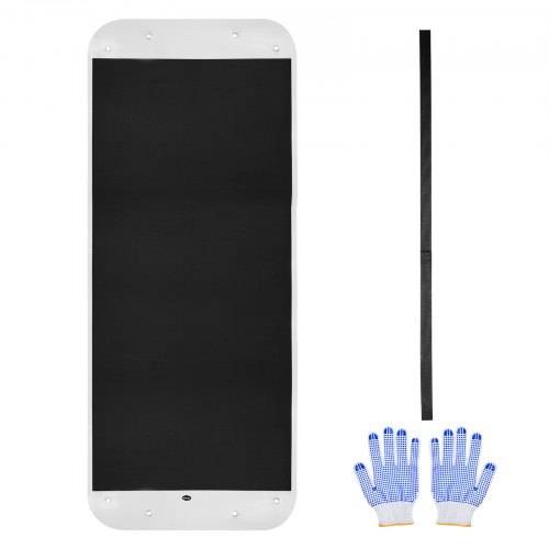 VEVOR Hirschschlitten, 2800x1015 mm, PE-Mehrzweckschlitten, Tragkraft 725,75 kg, Handzug, Abschleppen kompatibel mit ATV UTV Traktor