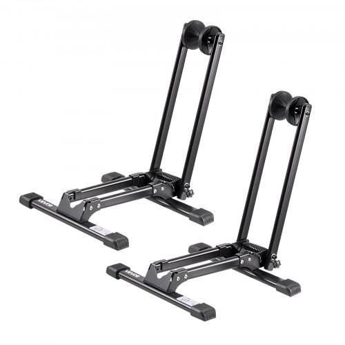 VEVOR Fahrradständer, 2er-Pack, faltbarer, kompatibel mit Mountainbikes & 508_736,6 mm gro_en Fahrrädern, Abstellständer aus Karbonstahl, Ideal fü