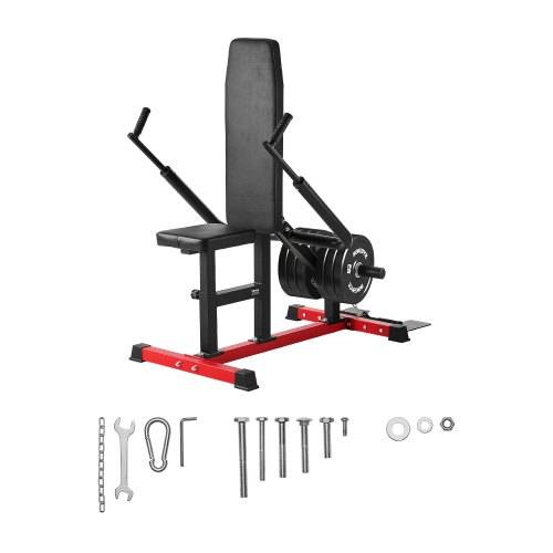 VEVOR Dip-Maschine im Sitzen Trizeps Bizeps Pressemaschine (204 kg belastbar) mit Kabelstange, verstellbarem Sitz & Rückenlehne, Trainingsgerät für