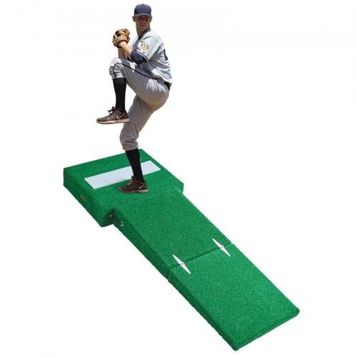 VEVOR Pitching Mound, tragbarer Baseball Pitcher Mound, 77 Zoll Pitching-Trainingsausrüstung (Oudoor / Indoor), Softball-Pitching-Hilfen mit