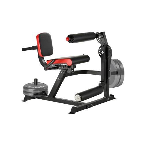 VEVOR sitzende Beinstrecker und Curl-Maschine Trainingsgerät Beinpresse Beintrainer (317 kg belatbar), verstellbare Bein-Trainingsbank