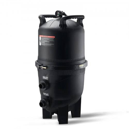 VEVOR Kartuschen-Poolfilter, 49 m² Filterfläche, Einbau-Poolfilter, oberirdisches Schwimmbad-Filtrationsfiltersystem mit Upgrade-Filter und auslaufs