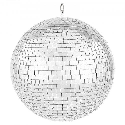 VEVOR Spiegelkugel 295 mm, Diskokugel, Discokugel-Mirrorball mit Aufhängering, Blitz-Diskokugel-Partydekorationen, ideal für DJ-Club, Bühne, Hochze