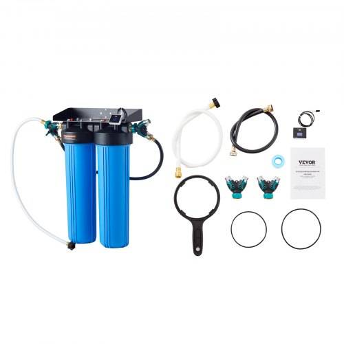 VEVOR Deionisiertes Wassersystem für Autowäsche, Wasserdeionisierer mit integriertem TDS-Messgerät, fleckenfreier Wasserfleckenentfernerfilter mit