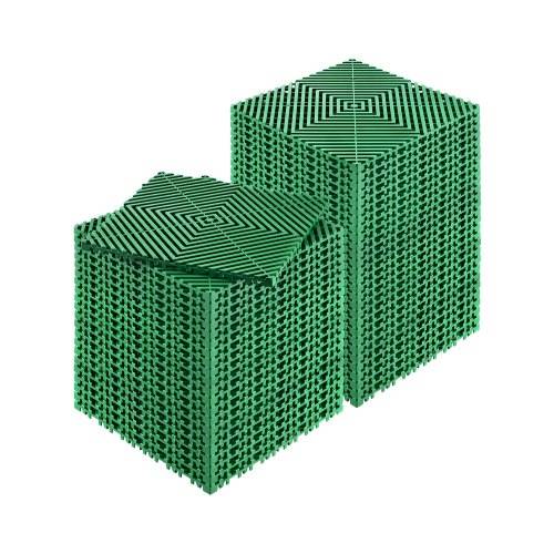 VEVOR ineinandergreifende Drainagematte Duschmatte 31 x 31 cm modulares ineinandergreifende Bodenmatten, 50 Stk. Splei_-Drainagematten, rutschfeste