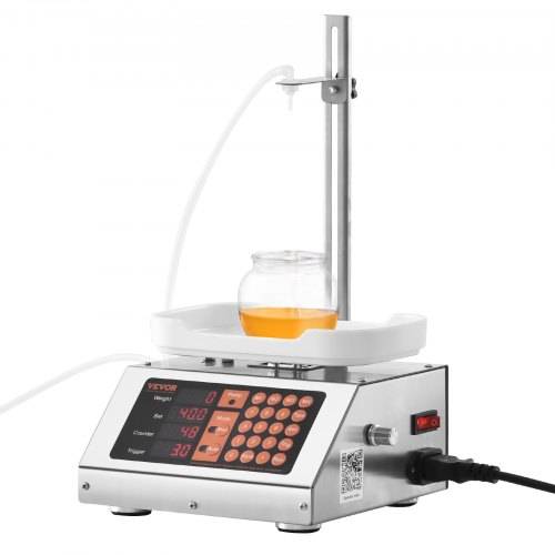 VEVOR Abfüllmaschine Automatisch Flüssigkeitsabfüllmaschine 5_50 g pro Füllung Flaschenabfüllmaschine 181 x 183 x 95 mm Pastenfüllmaschine Edels