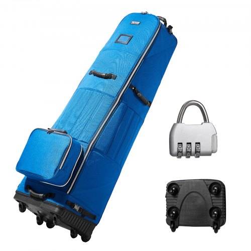 VEVOR Golf Bag Golftasche, tragbare Golfwagentasche Golftasche, verschlei_feste, wasserdichte, gepolsterte Tasche aus 1200D-Polyester-Oxford