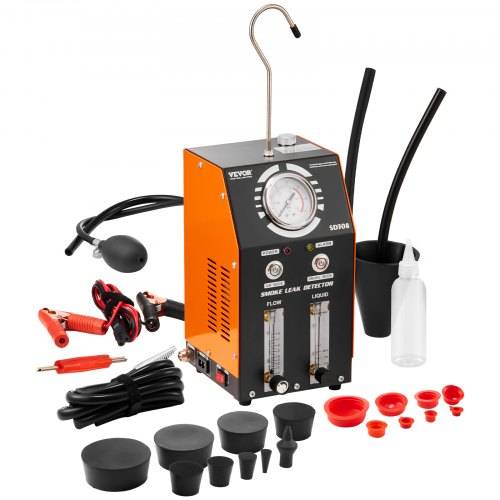 VEVOR Kfz-Rauchmaschine, Rauchmaschine Lecksuchgerät 8 L/min, Auto-Rauchmaschine Luftmodus & Rauchmodus zwei Modelle, Lecksuchgerät mit Manometer