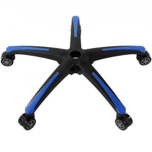 VEVOR Ersatz-Bürostuhl-Basis, 28 Zoll, 2500 lbs statische Belastung, robustes universelles Computer-Schreibtischstuhl-Hocker-Basisteil mit 5 Rollen