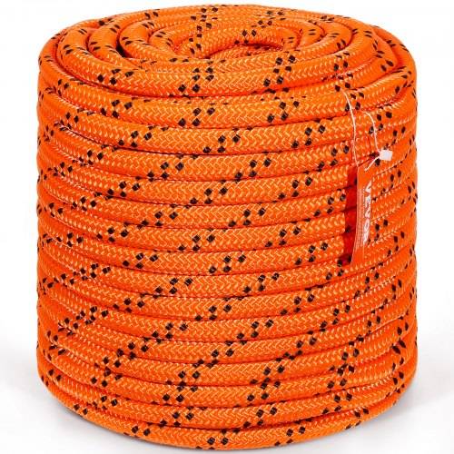 VEVOR Arborist Baumkletterseil, doppelt geflochten Polyester 1,9cmx67m