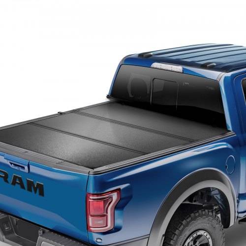 VEVOR Dreifach faltbare Ladeflächenabdeckung, Kompatibel mit 1999-2024 Ford F-250 F-350 Super Duty, Styleside 6,75' (81", 82") Ladefläche, Passend