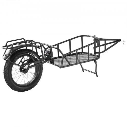 VEVOR Fahrradanhänger, 32 kg Tragkraft, Fahrradanhänger, Schnellverschlusskonstruktion mit Universalkupplung, 50,8 cm Räder, passend für die meist