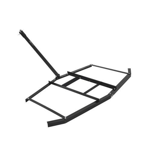 VEVOR Schleppegge, 188x199x11 cm, Wiesenegge, Q235 Stahl-Rasentraktor mit verstellbaren Stangen und Bolzenkupplung, Wiesenschleppe für Geländefahrze