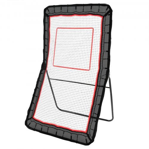 VEVOR Lacrosse-Rebounder für den Hinterhof, 1,2 x 2,1 m gro_es Volleyball-Rücksprungnetz, Pitchback-Throwback-Baseball-Softball-Return-Trainingsbild